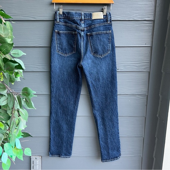 Pistola Bri Dark Blue High Rise Straight Leg Jeans size 25 - Picture 4 of 7